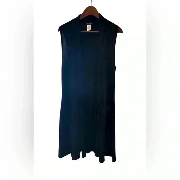 Olivia Blu Women’s Vest / Knee Length Cardigan, size Medium - Picture 1 of 4